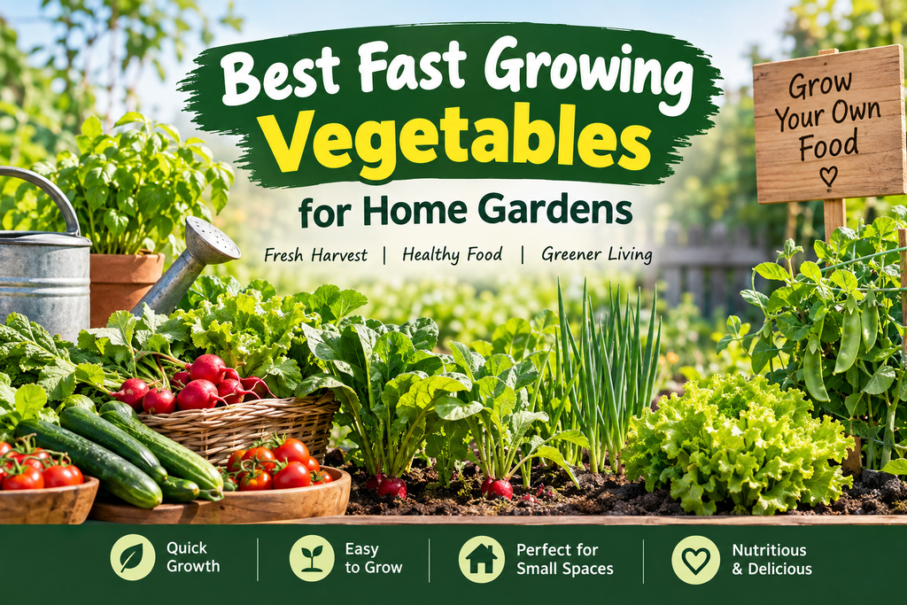 Best Fast Growing Vegetables for Home Gardens
