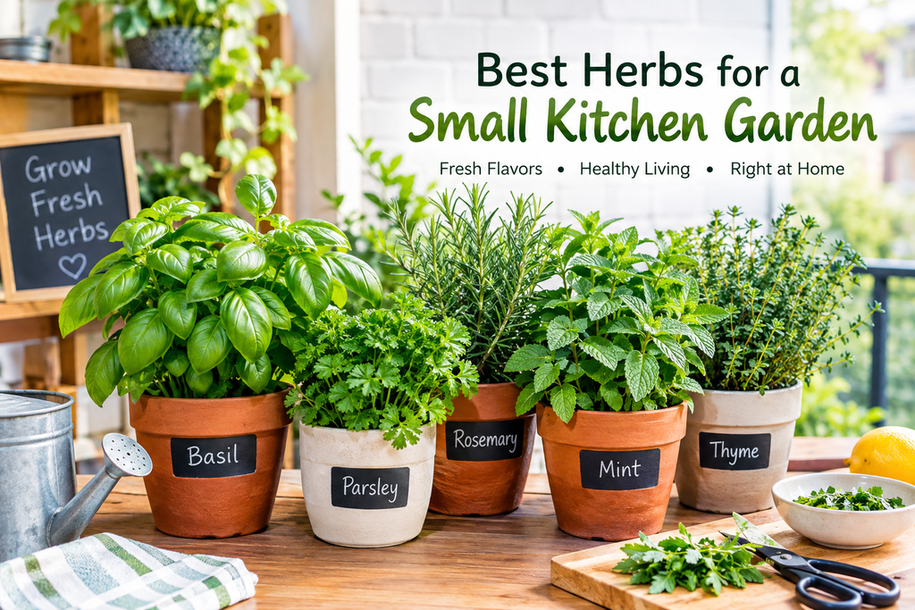 Best Herbs for a Small Kitchen Garden