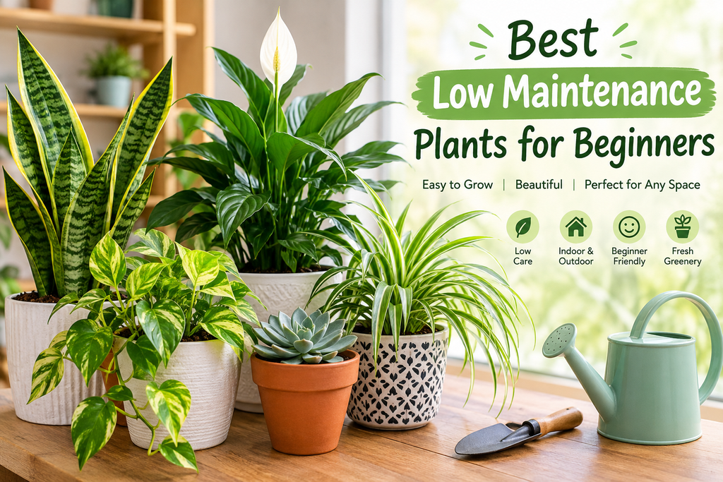 Best Low Maintenance Plants for Beginners