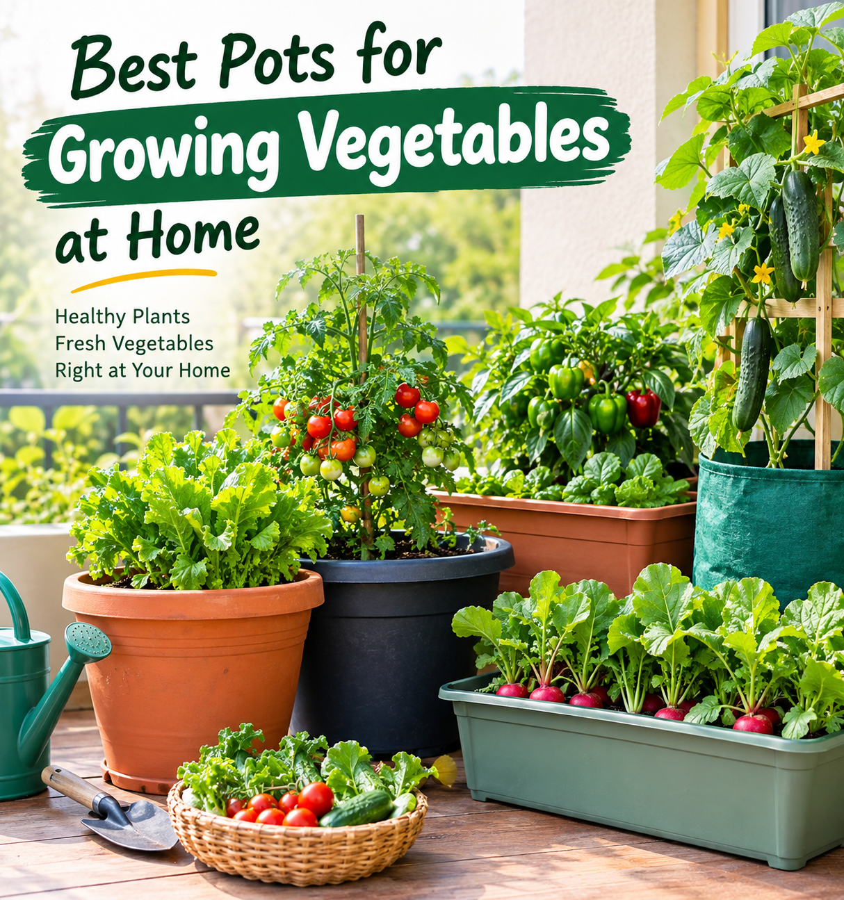 Best Pots for Growing Vegetables at Home