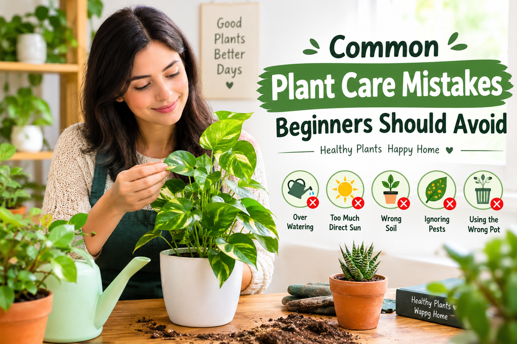 Common Plant Care Mistakes Beginners Should Avoid