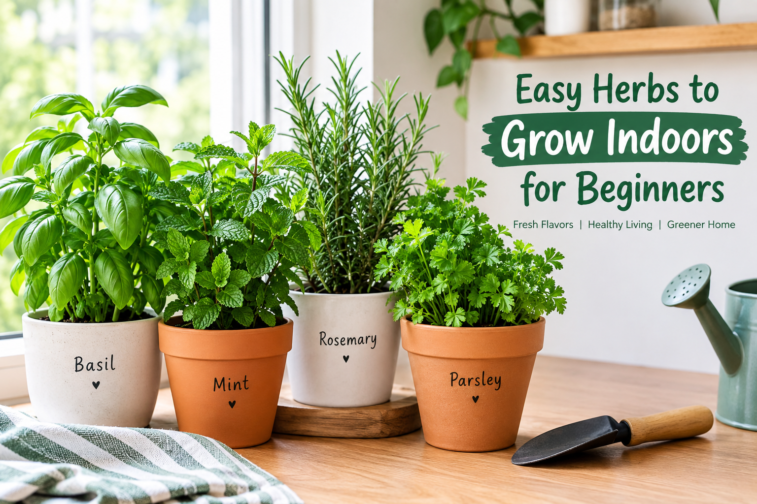 Easy Herbs to Grow Indoors for Beginners