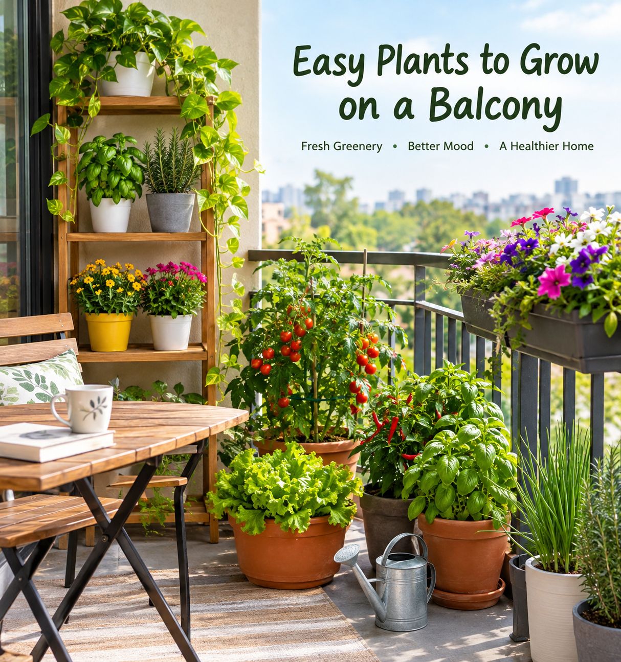 Easy Plants to Grow on a Balcony