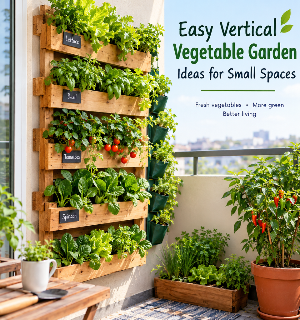 Easy Vertical Vegetable Garden Ideas for Small Spaces
