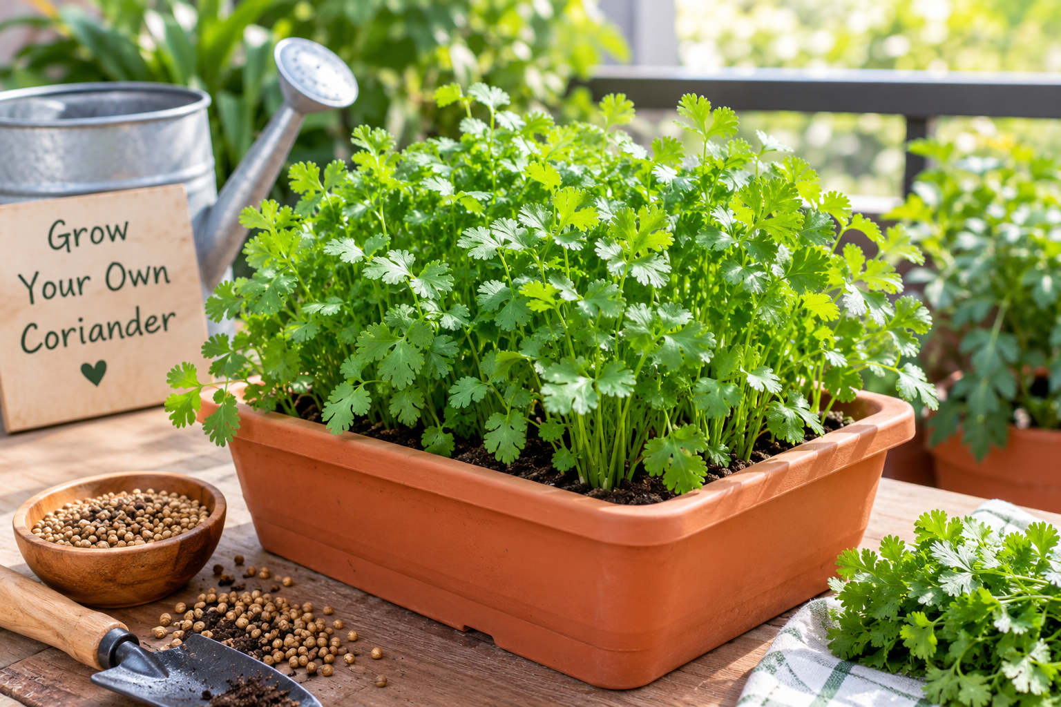 How to Grow Coriander at Home