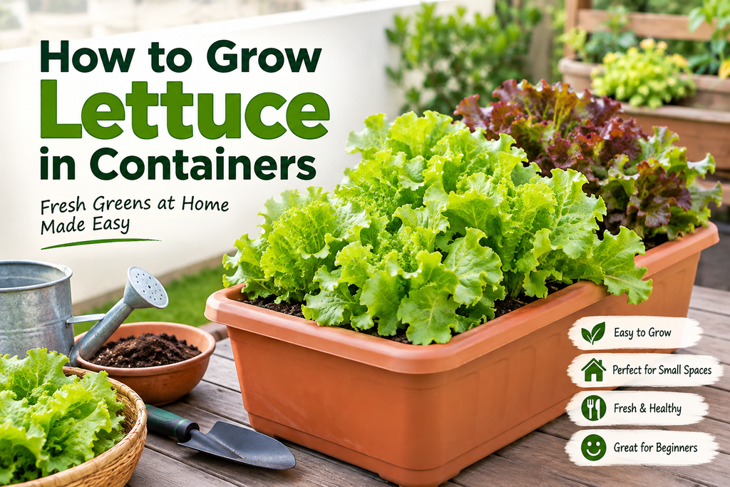 How to Grow Lettuce in Containers