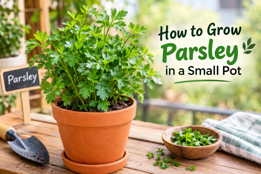 How to Grow Parsley in a Small Pot