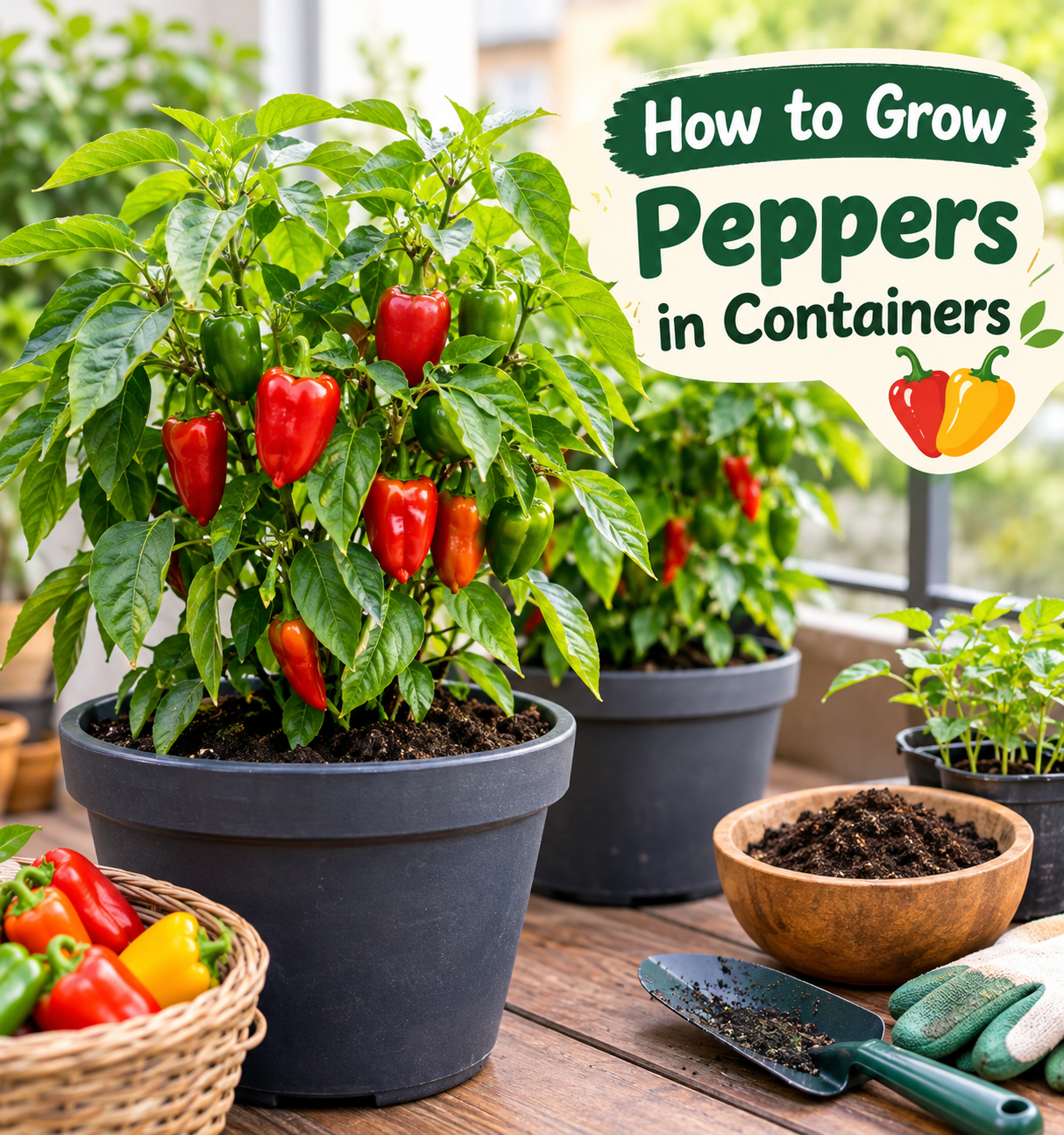 How to Grow Peppers in Containers