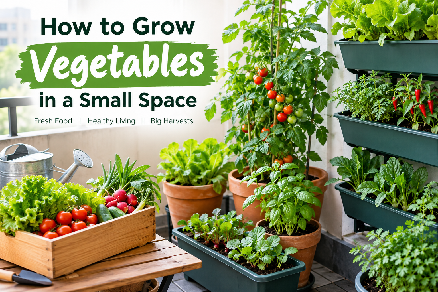 How to Grow Vegetables in a Small Space