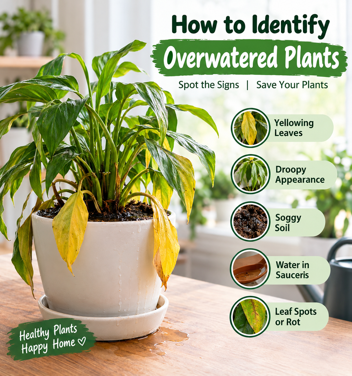 How to Identify Overwatered Plants