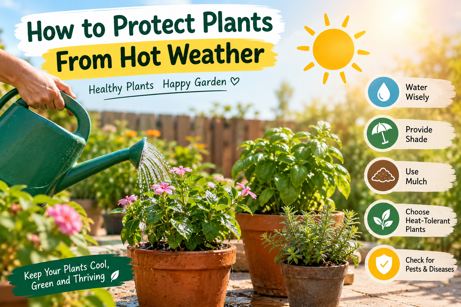 How to Protect Plants From Hot Weather