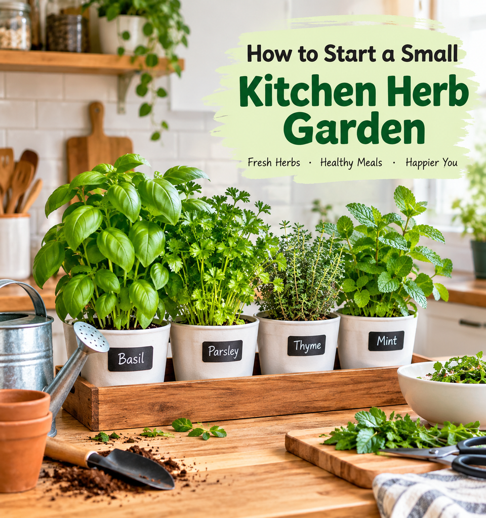 How to Start a Small Kitchen Herb Garden