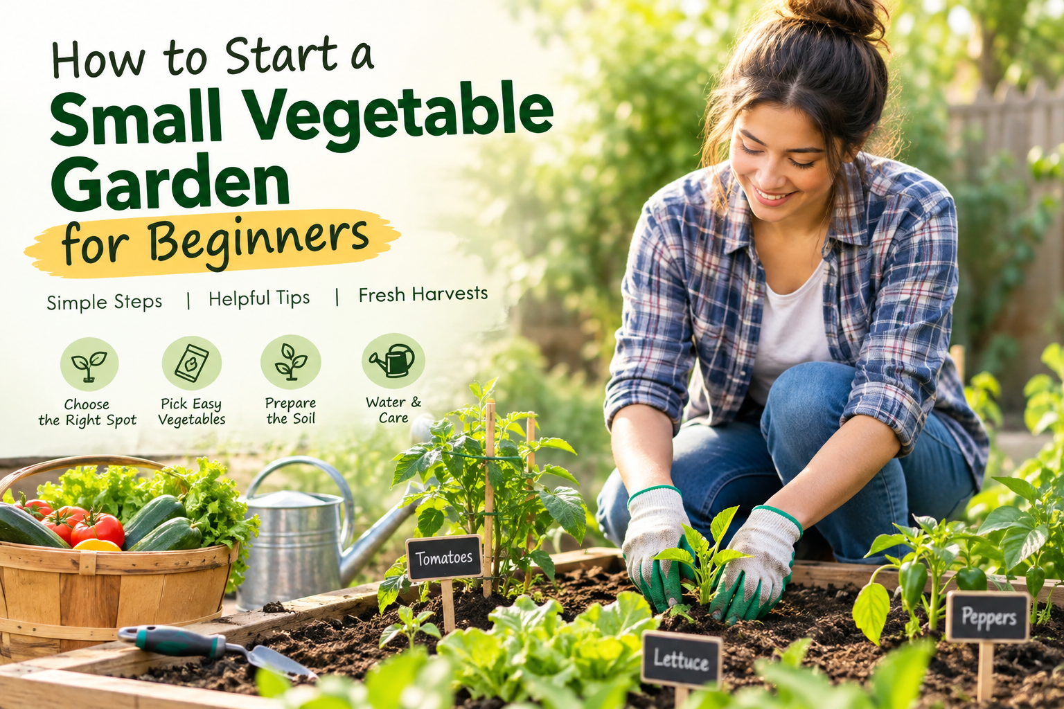 How to Start a Small Vegetable Garden for Beginners