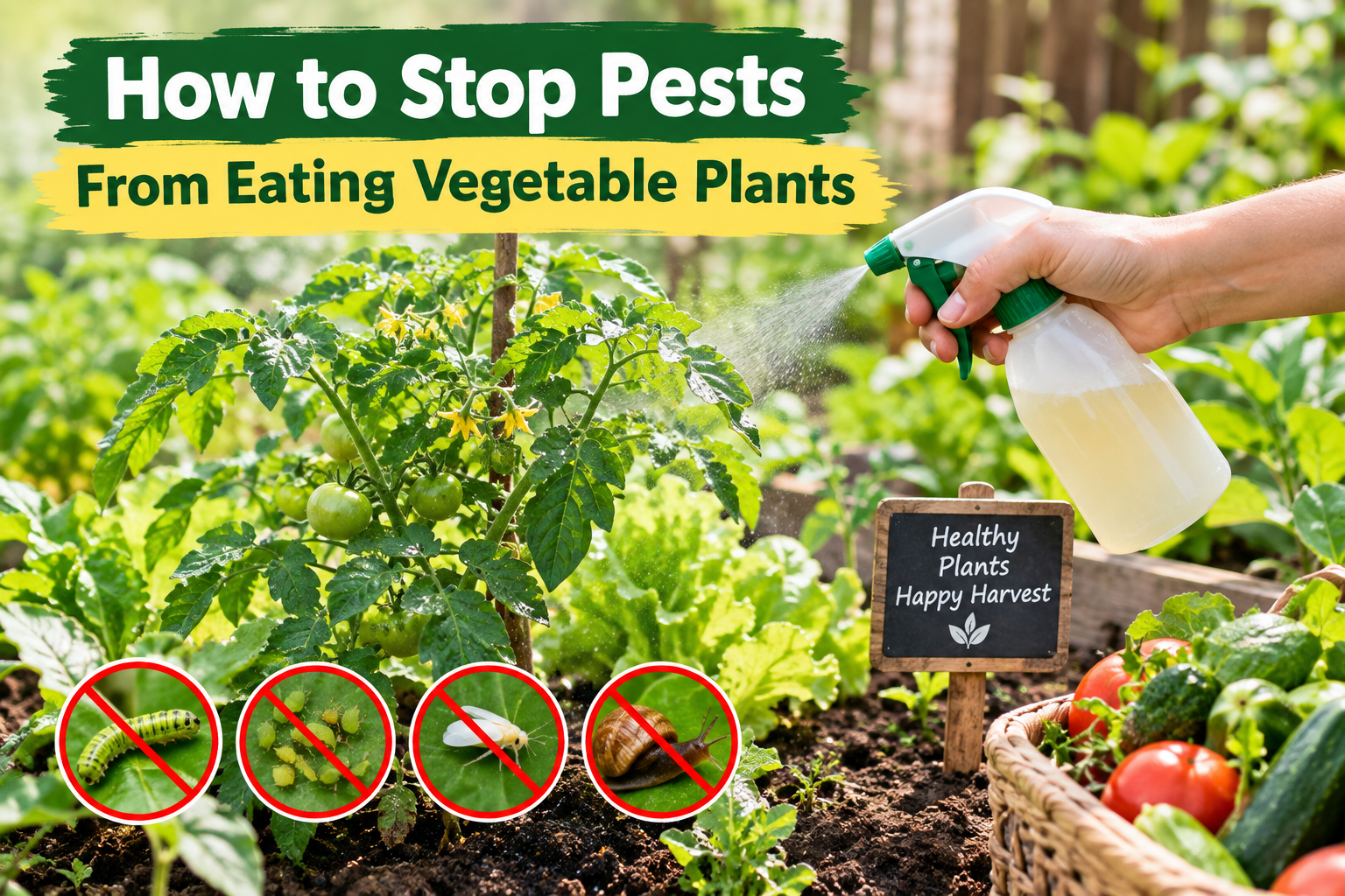 How to Stop Pests From Eating Vegetable Plants