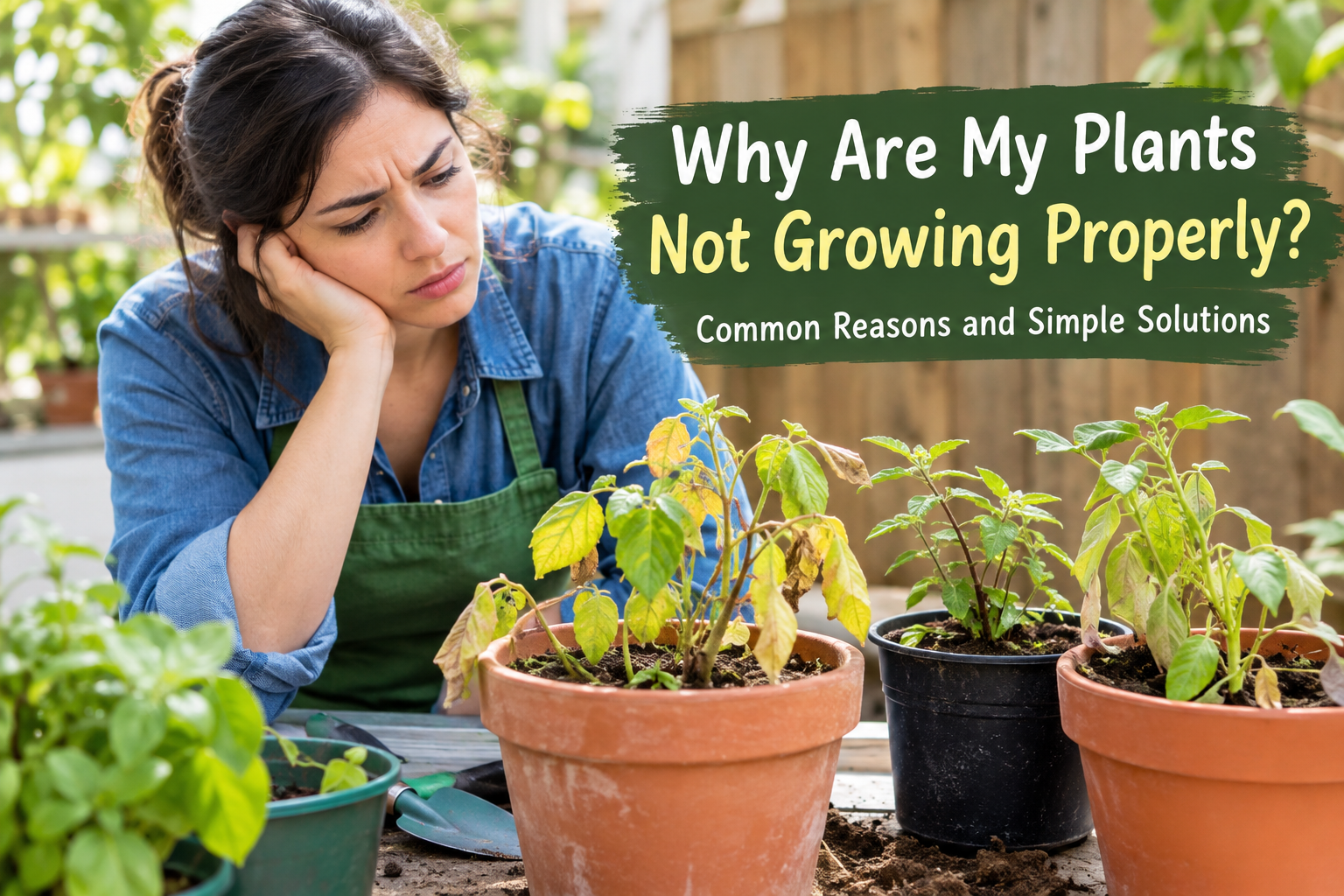 Why Are My Plants Not Growing Properly?