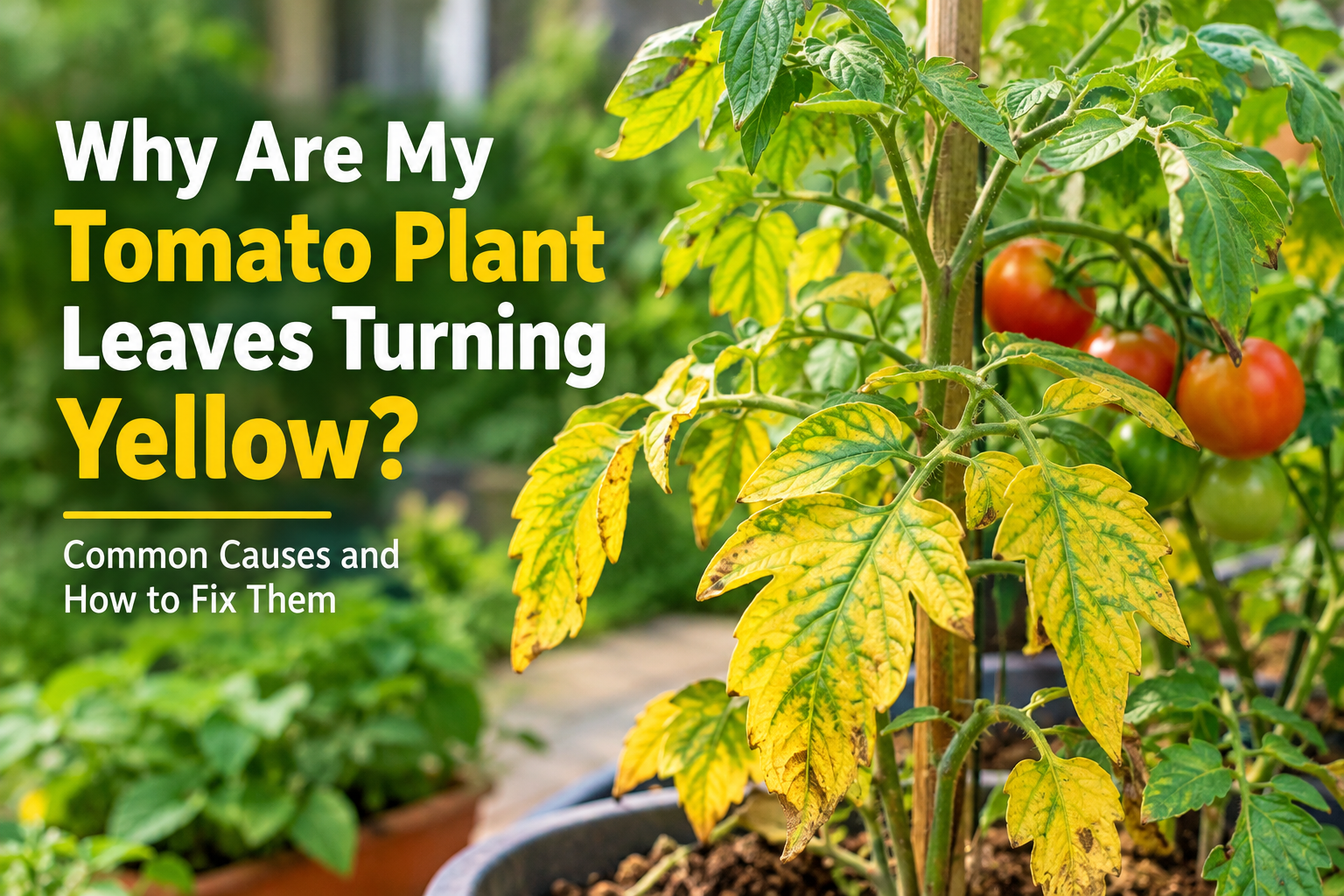 Why Are My Tomato Plant Leaves Turning Yellow? Common Causes and Solutions