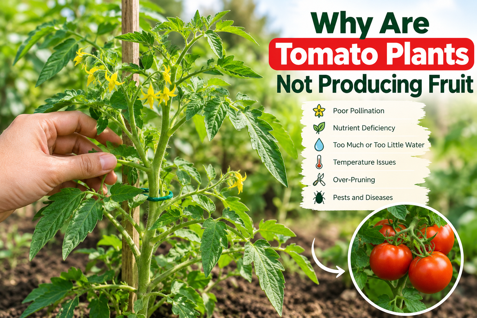 Why Are Tomato Plants Not Producing Fruit